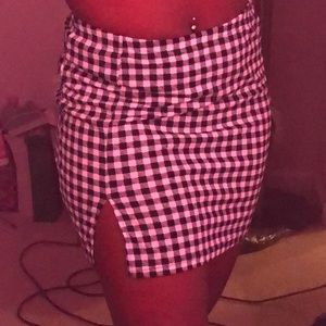 Checkered Skirt